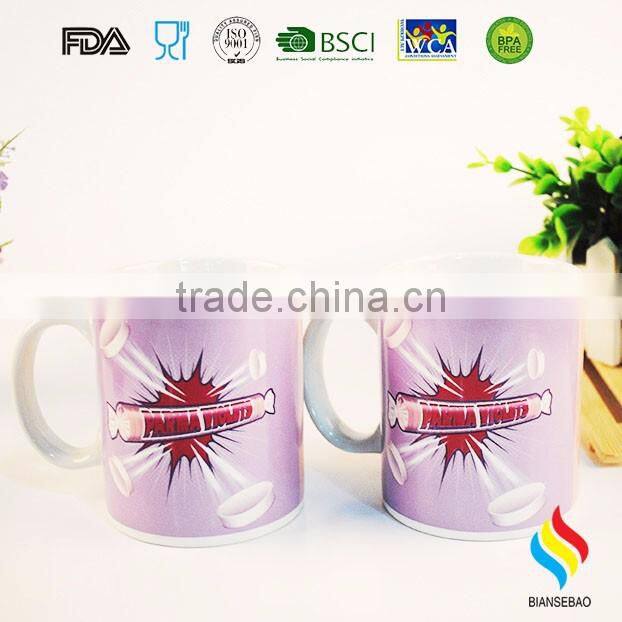 11oz Standard Ceramic Magic Mug In Bulk From China Factory