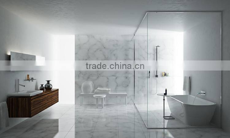 Low price room decoration natural stone venato white marble tile