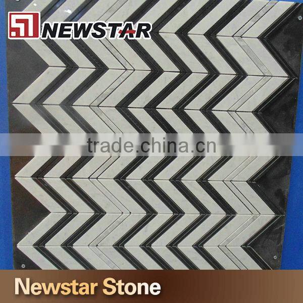 Chinese irregular marble mosaic tile
