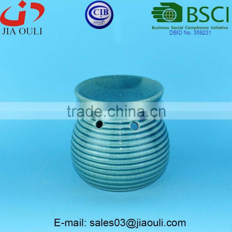 BSCI Audit factory Brown and terracotta ceramic aroma diffuser, essential oil diffuser