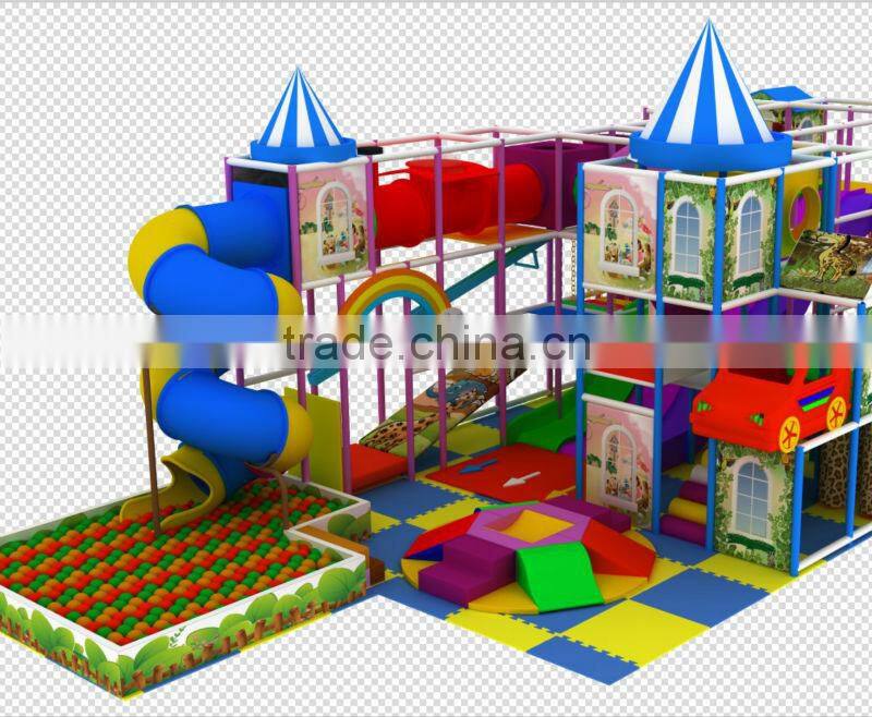 Education indoor soft play playground most newest naughty castle from Guangzhou