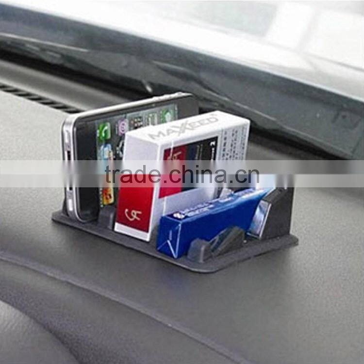 Multi-function car phone anti-slip mat