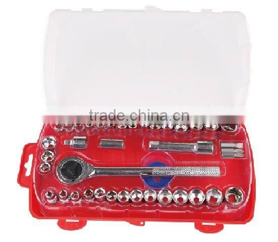 41 pcs Socket wrench Set with ratchet handle