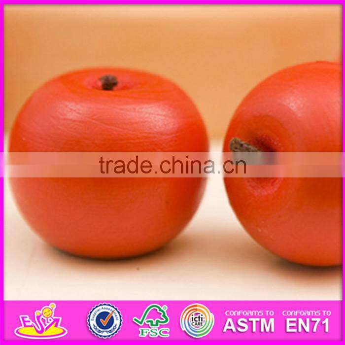 2016 new design children toy wooden magnetic apple tree W01A091