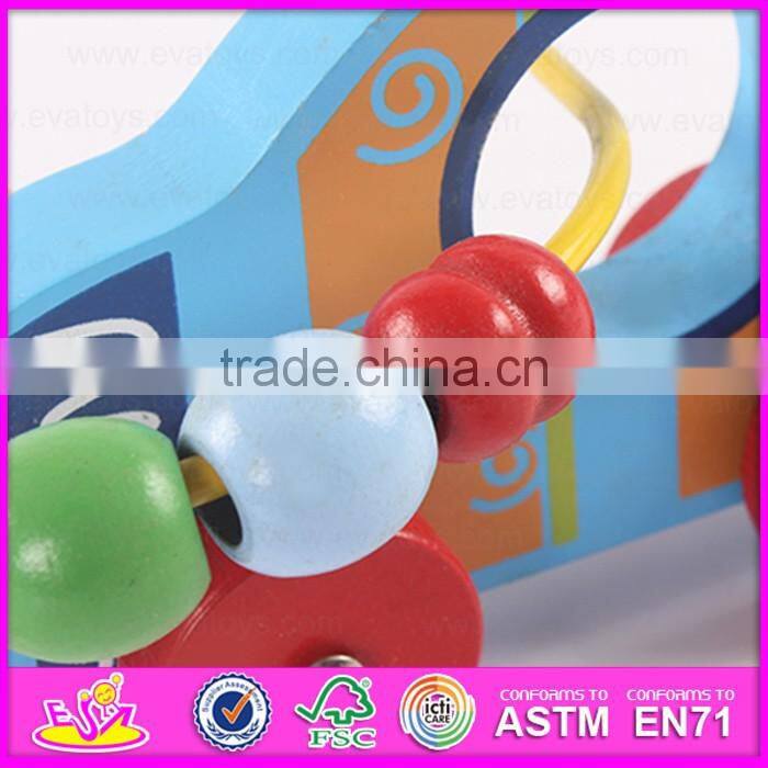 2016 brand new wooden beads toy, educational wooden beads toy, preschool wooden beads toy W11B085