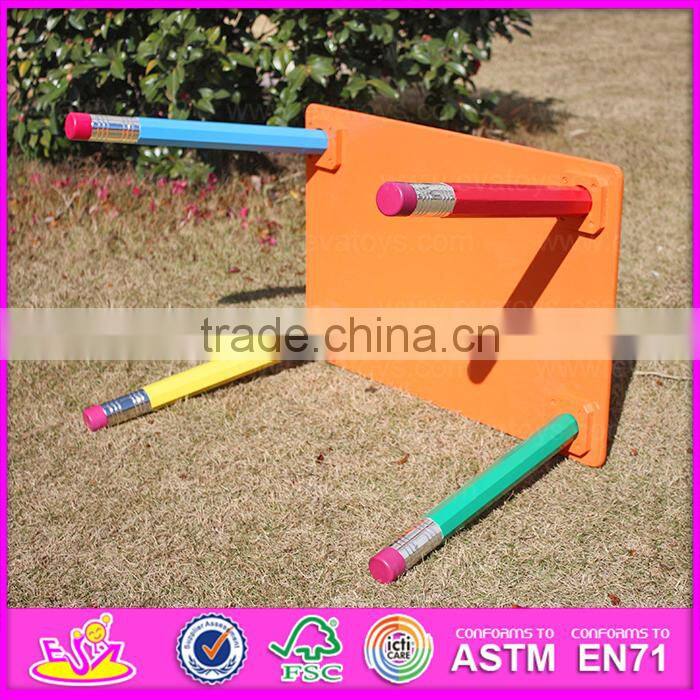 2015 MDF kids study desk chair in pencil design,Portable folding table chair set,Hot sale wooden study table and chair WO8G106