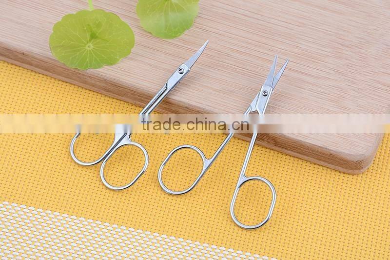 hot sale mini professional make up cutting eyebrow scissors