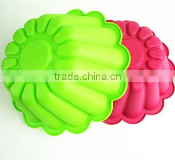 10134 flower Shape Silicone Cake Mold
