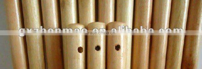 Natural wooden floor mop holder stick, OEM orders are welcome