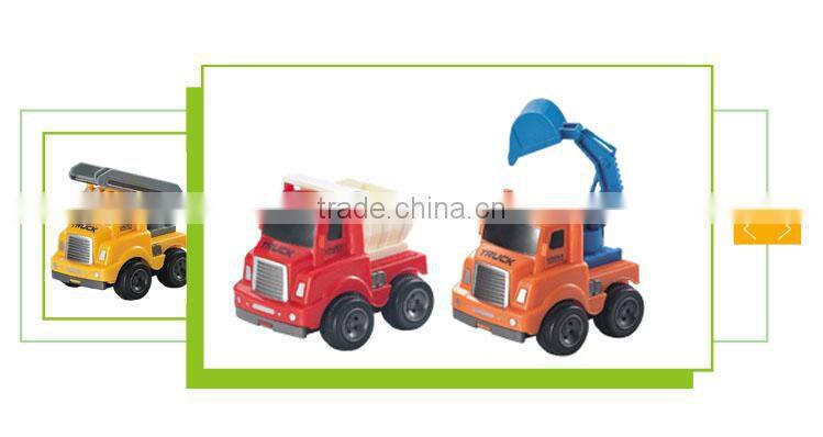 Latest small kids friction inertia set plastic farm toy tractors