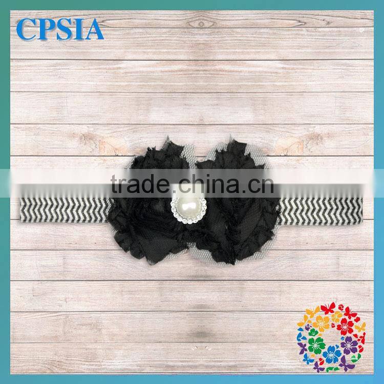 2014 Pink Chevron Ruffle Leg Warmers with shabby flower headband Baby Girls Leg warmer