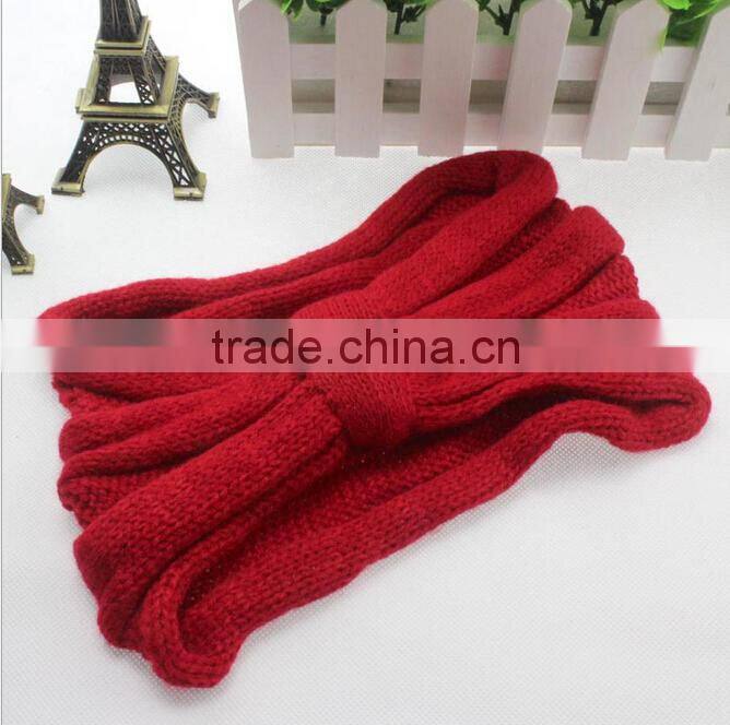 2014 Fahion knit head wrap with bow