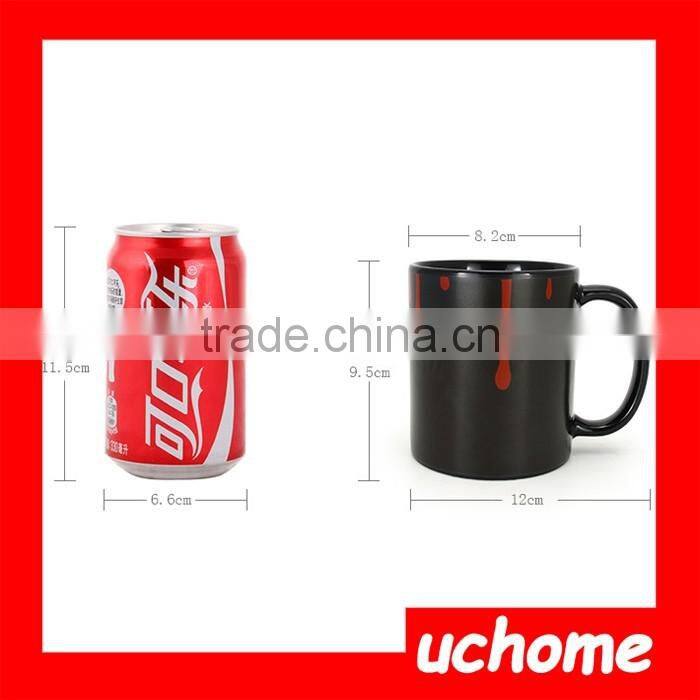 UCHOME Wholesale Prices Super Quality Magic Color Changing Ceramic Mug 2016