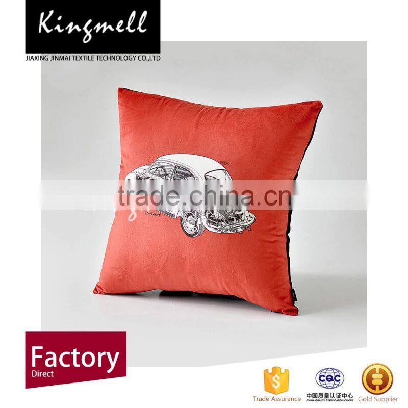 Wholesale custom printed linen cushion covers with digital printing