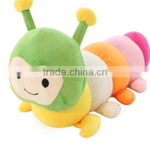 EN71 Custom Cute stuffed plush worm toy cheap soft toys for kids
