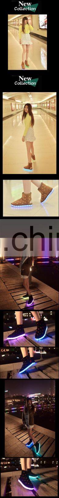 HFR-YS22 Fashion shoe light rubber simulation led shoes for ladies