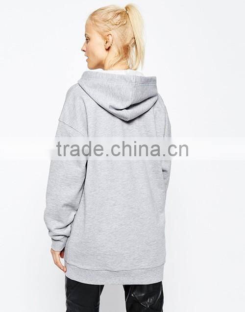 Oversized pullover blank hoodie sweatshirts for women