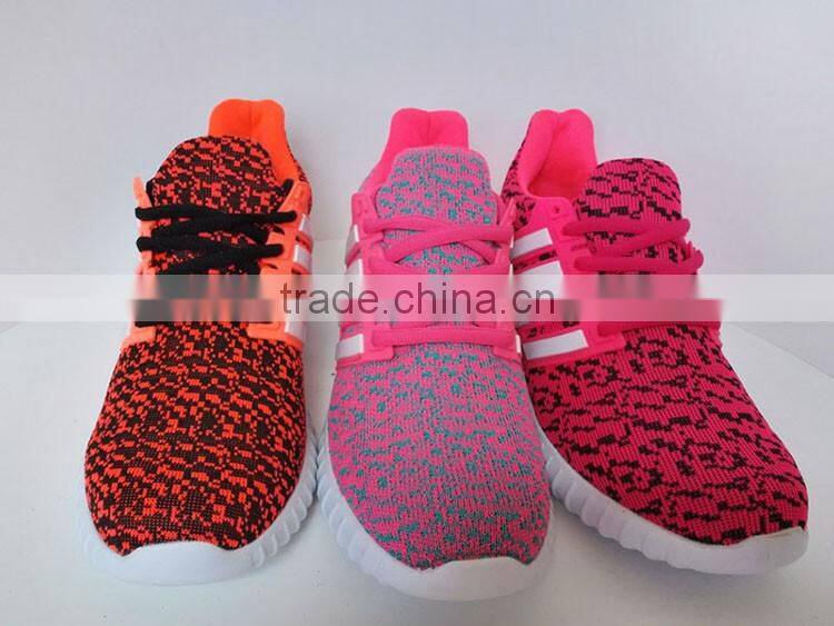 PU upper material promotion women shoes pink