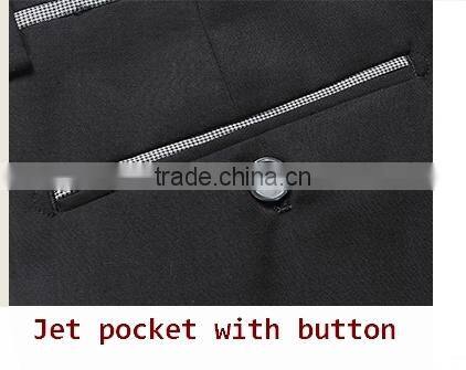 Fashionable Men 2-Button Trim Business Suit With Promotional Price