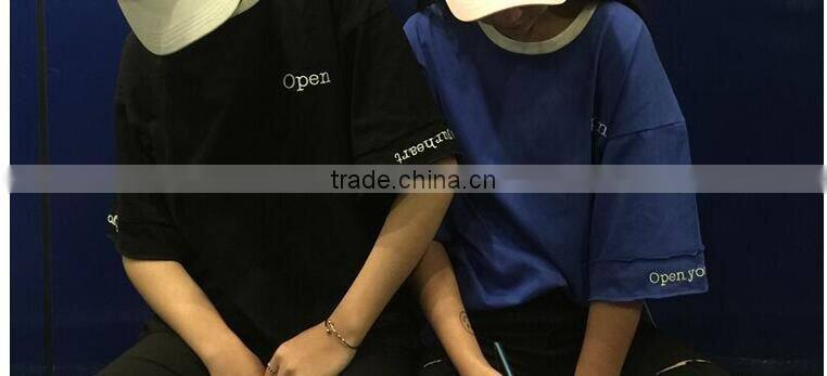 2017 take the T-shirt women loose simple pure color casual with short sleeves