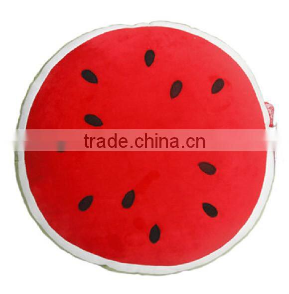 OEM watermelon polyester custom wholesale sofa foam throw pillow