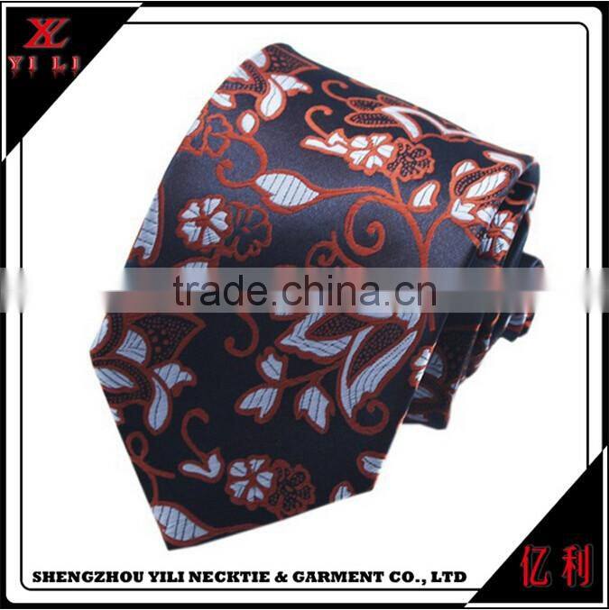 Best quality competitive price silk mens floral ties