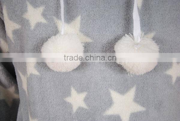 100% polyester printed coral fleece pajama