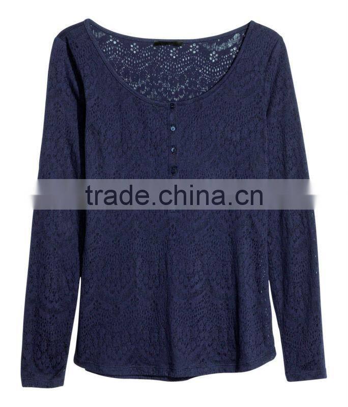 Figure-Fit Burnout Jersey Top