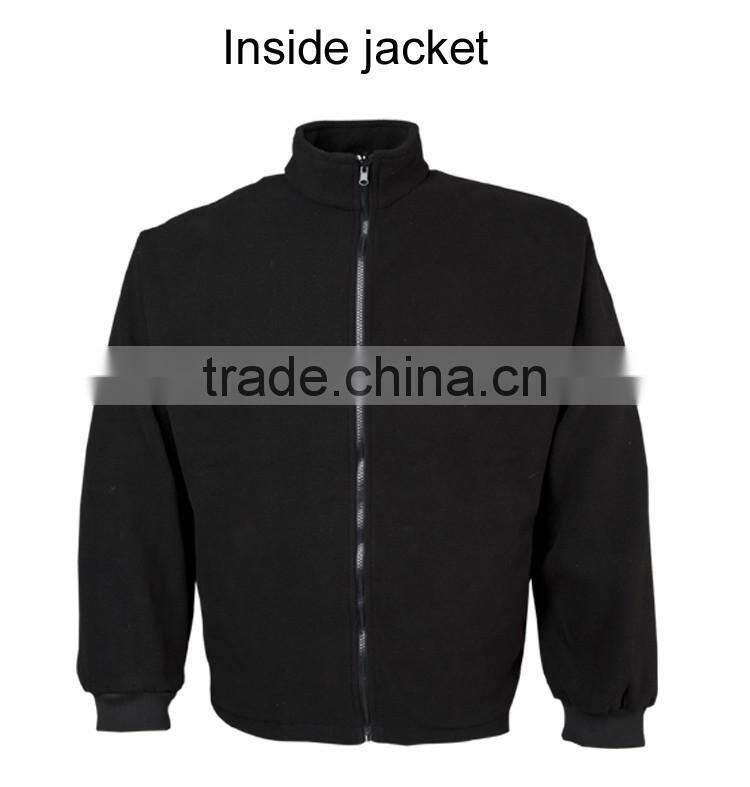mens wholesale 300D oxford bomber jacket with reflective tape