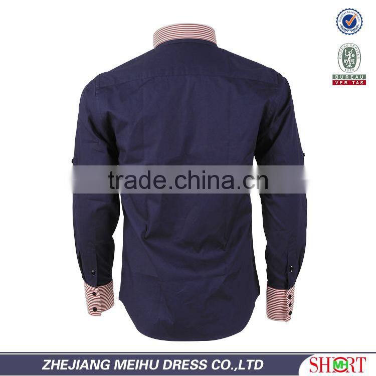 men shirts double collar business shirts for men 2017