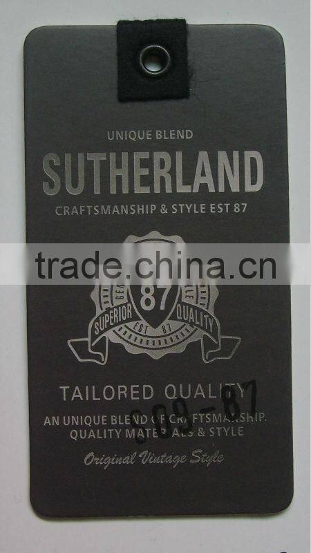 Customized hang tags for clothing