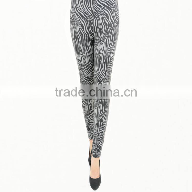 women zebra patterned leggings/tube pantyhose