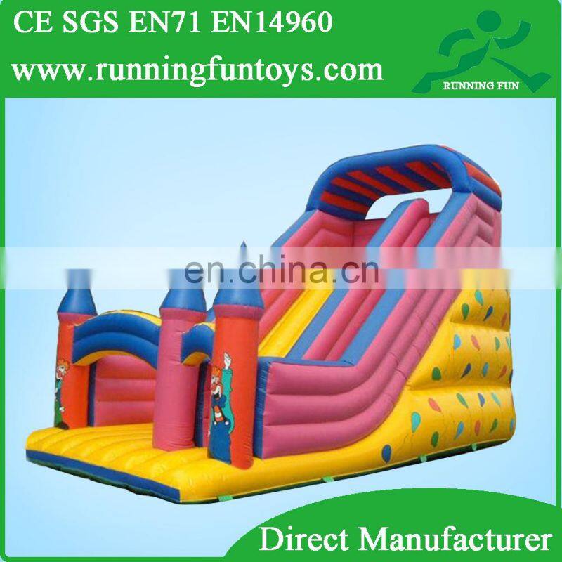 giant adult inflatable slide,inflatable hippo slide,inflatable slide castle for sale RF65