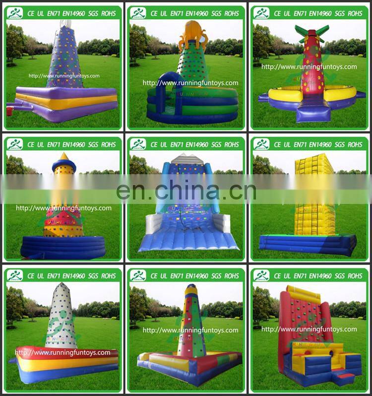 Inflatable rock climbing wall, inflatable rock climbing wall price for sale