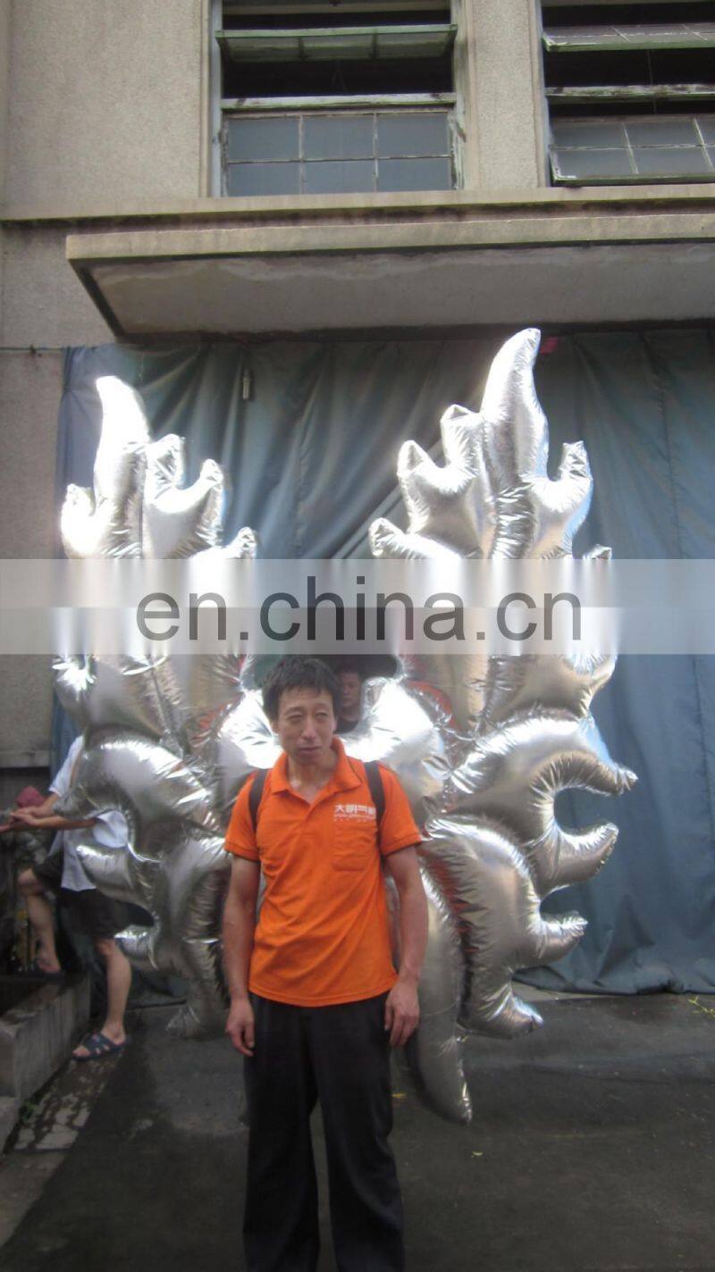 inflatable silver wings