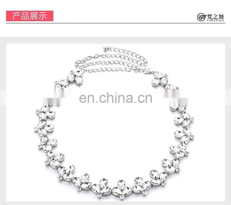 P-9090 wholesale diamond 115cm performance egypt bellydance hip chain accessory