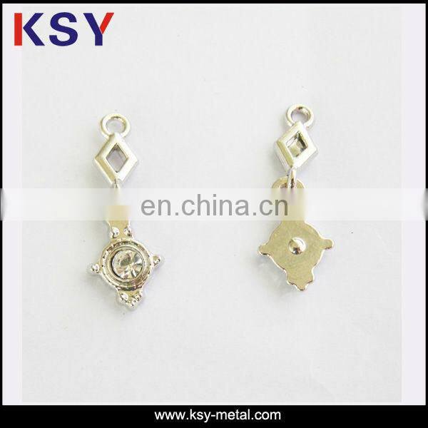 Engraved small bulk metal charm