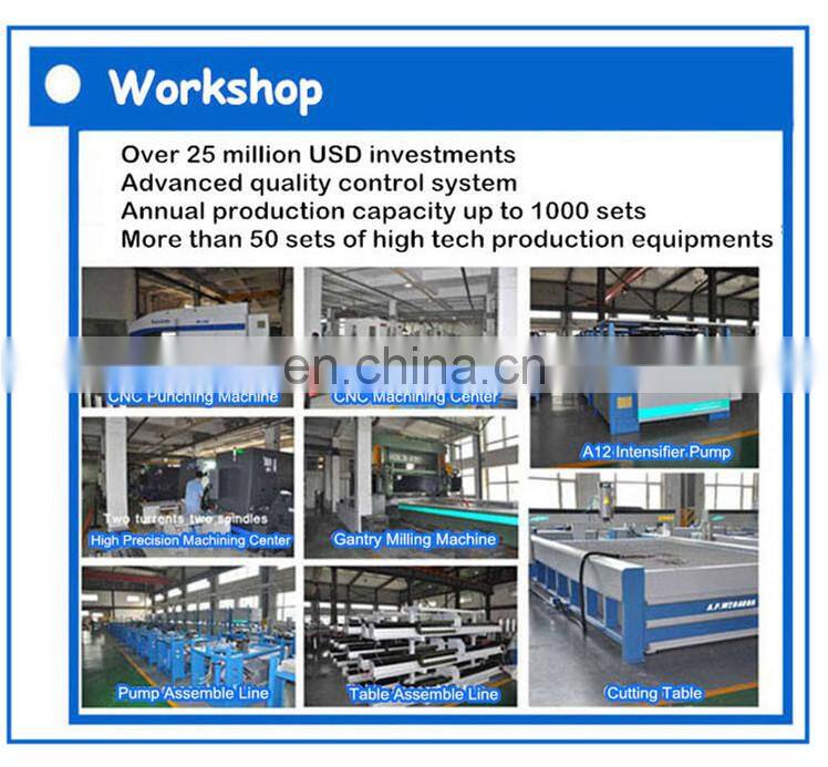 APW cnc waterjet cutter