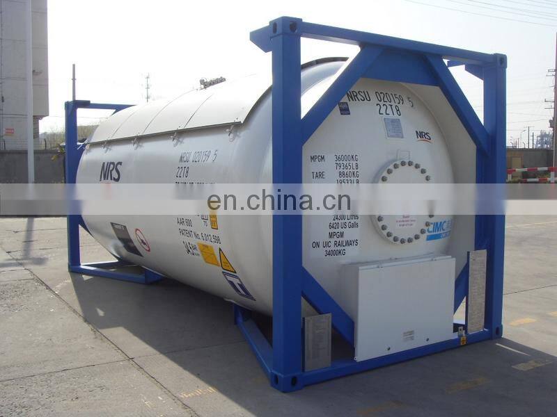 T50 LPG Propane 20ft 40ft ISO Tank Container sale