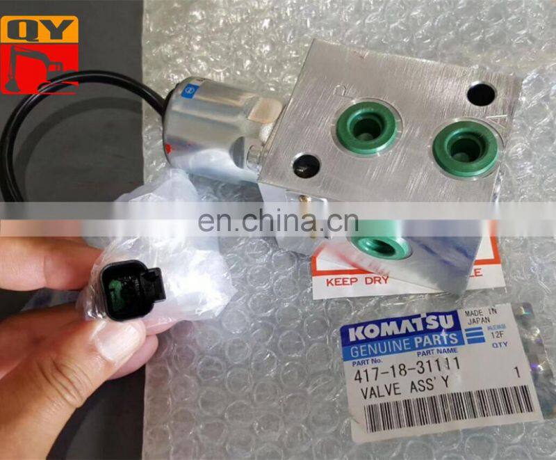 Wheel Loader WA150 WA320 W250 Solenoid Valve Assembly 417-18-31111 Valve Ass'y