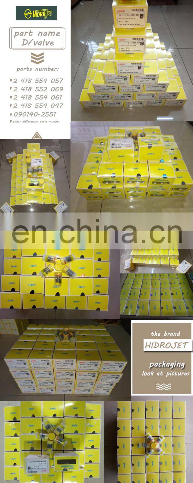 High Quality diesel fuel injection pump parts D/VALVE 2 418 554 057