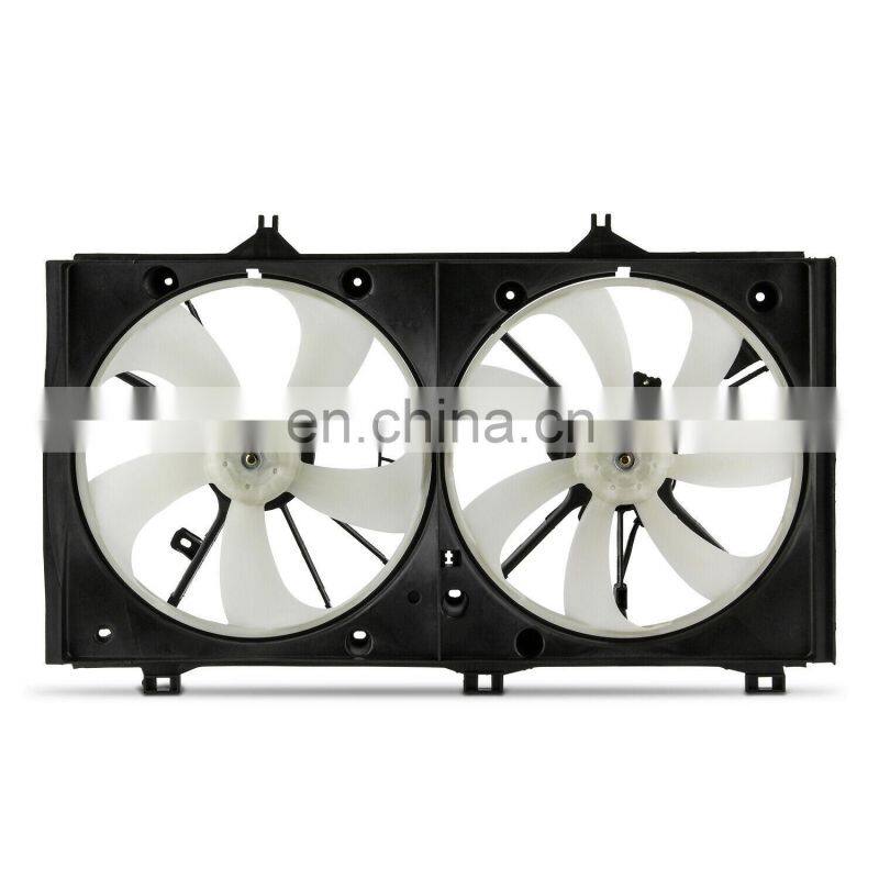 Condenser Cooling Radiator Dual Fan w/ Motor For 2007-2009 Toyota Camry 2.4L L4 16361-0H090