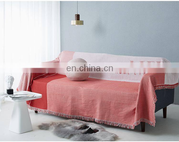 RAWHOUSE cheap factory price original ins sofa cover for fall Nordic woven decorative throw blanket with low moq