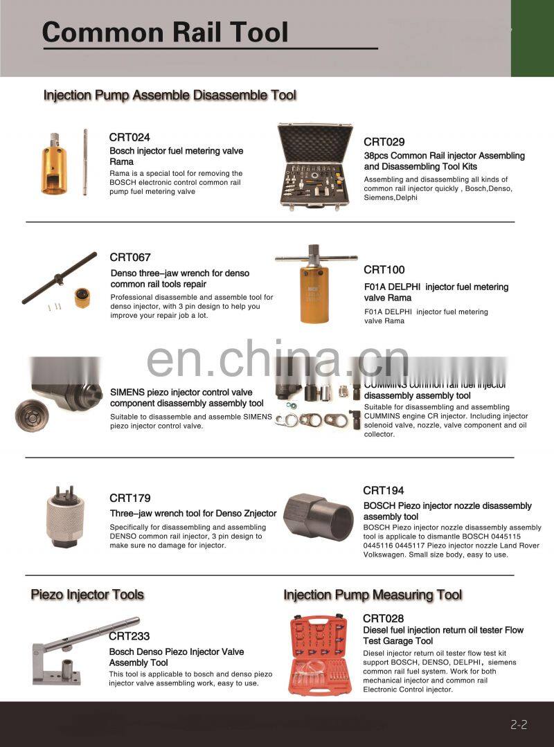 Beacon CR-HD stage 3 common rail injector stroke tester repair tool stage 3