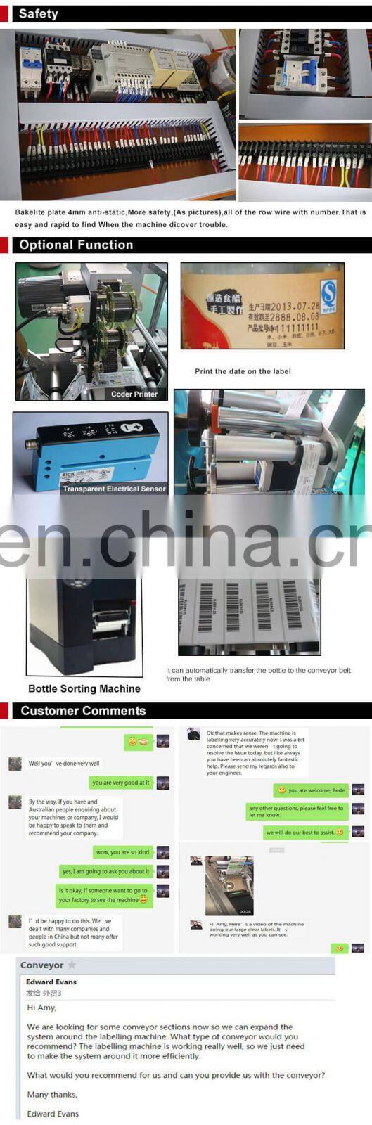 Automatic Ball Pen Labeling Machine for Small Round Bottle