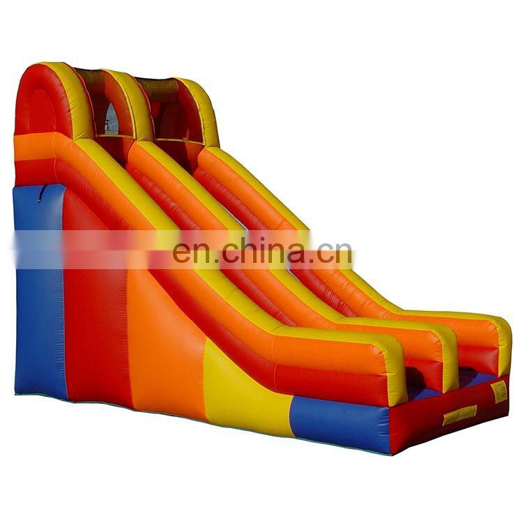 Outdoor High Quality Shark Double Lane Inflatable Slide Inflatable Mini Playground Water Slide For Sales