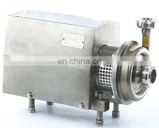 Sanitary open impeller centrifugal pump hot water pump