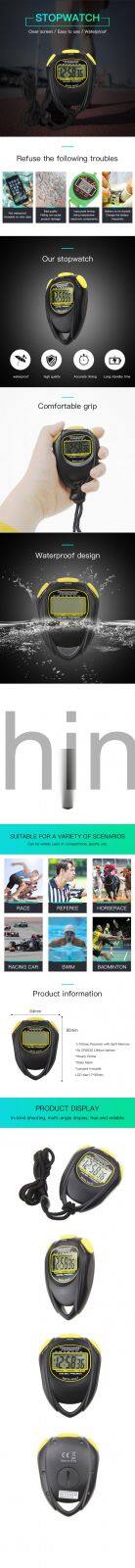 pocket stopwatch 1/100 sec.Precision stopwatch water proof