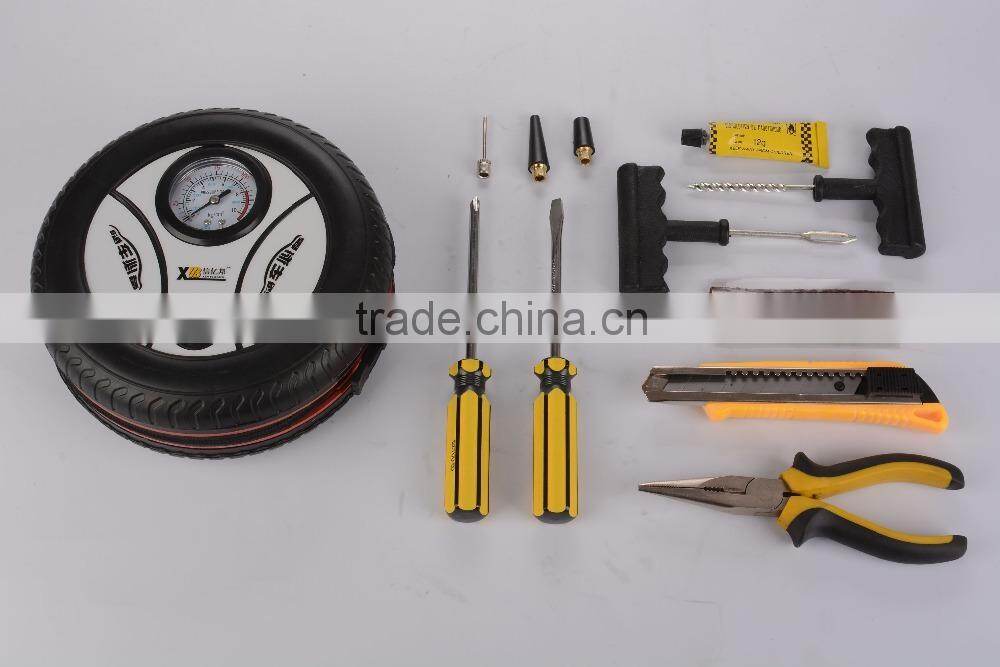 best quality portable car air compressor and hand tool sets
