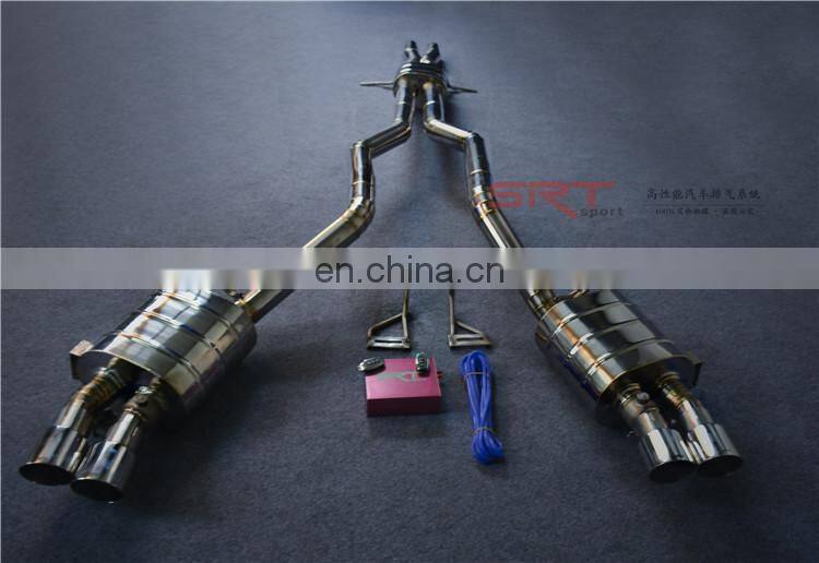 flexible Exhaust Pipe for LAND ROVER RANGE ROVER car exhaust catback with quad double tip